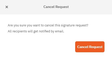 How to cancel your eSignature with Nitro Sign - Step 4