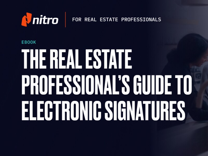 Immobilier Signatures électroniques