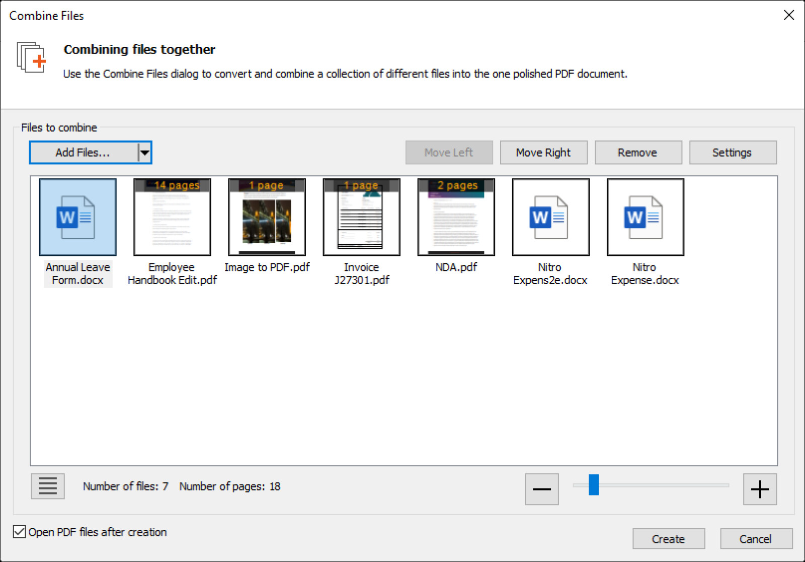 How to Merge & Combine Files to PDF Nitro