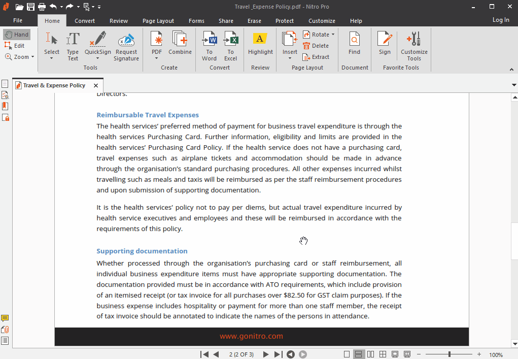 Nitro lets you easily integrate PDF and productivity tools for increased productivity across your organization.