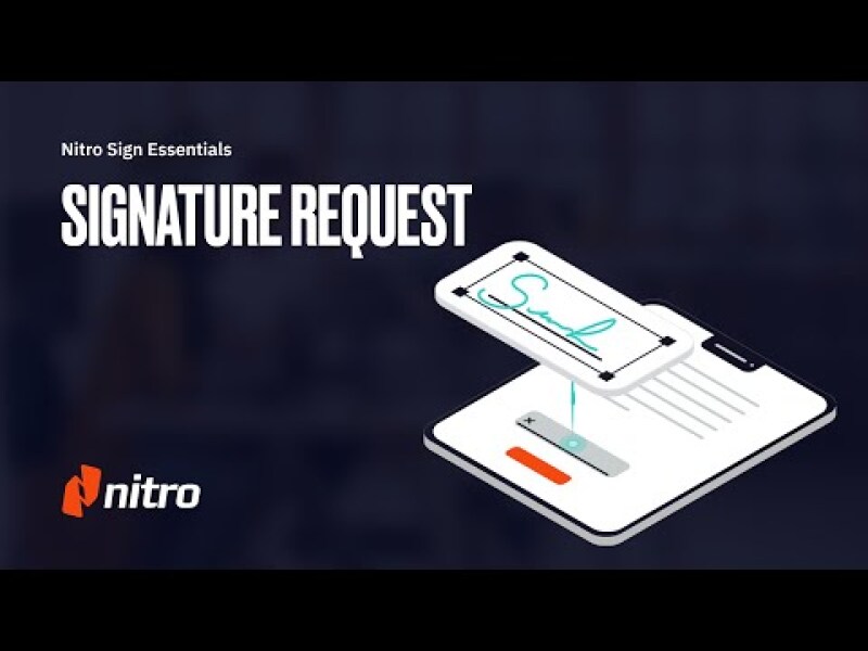 Nitro Sign: Request Signature