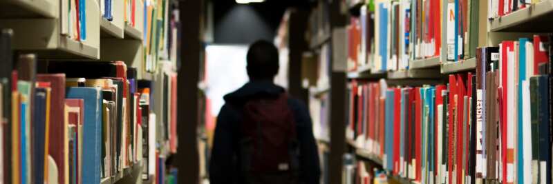 student uses optical character recognition to use scanned book pages