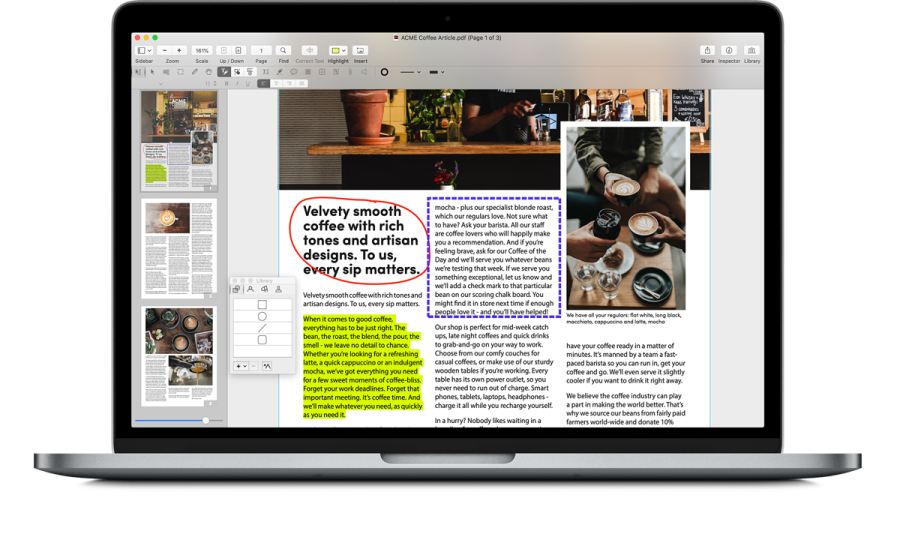 Schermata di Nitro PDF Pro per MacOS