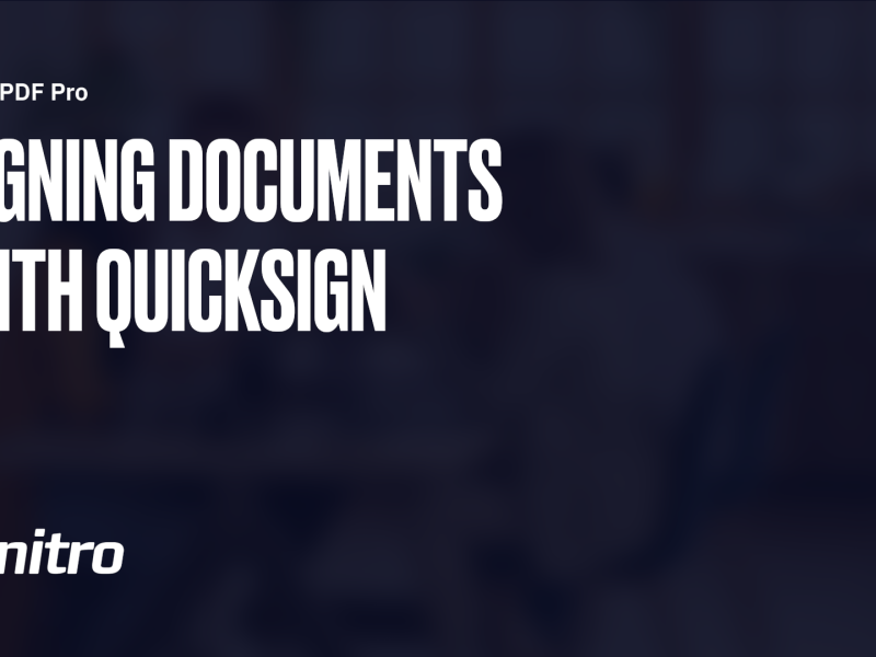 Firme elettroniche con Quicksign