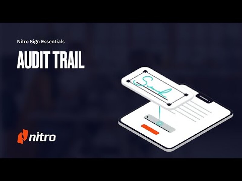 Nitro Sign: Audit Trail