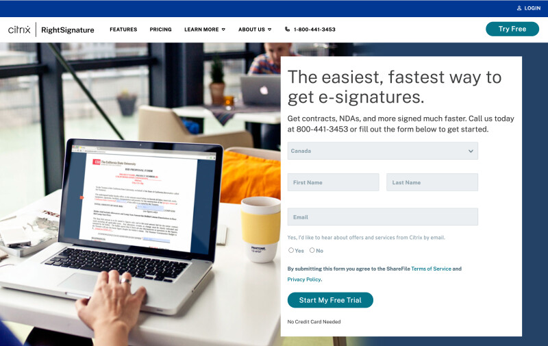 RightSignature-Homepage