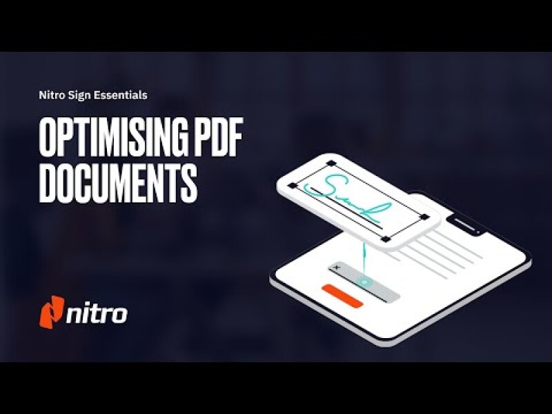 Nitro Sign: Compress & Optimize Documents