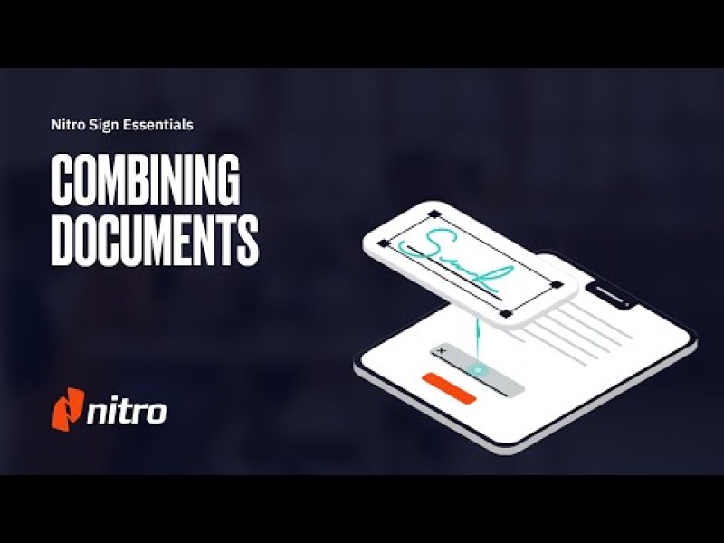 Nitro Sign: Combining Documents