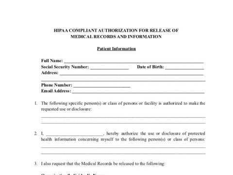 PDF Template - hippa release form