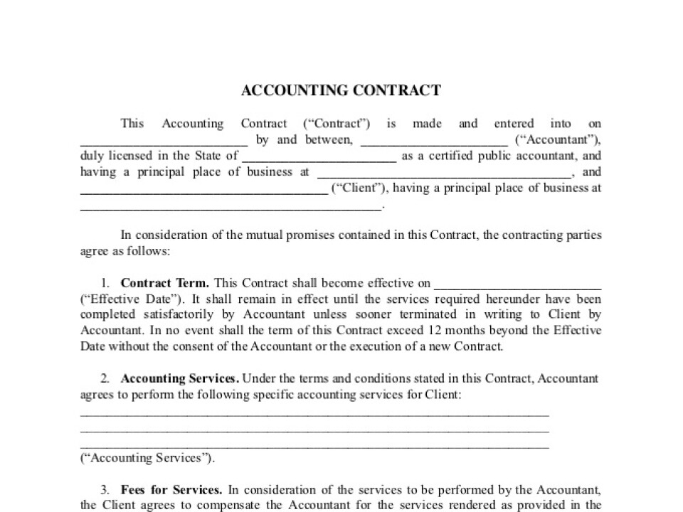 Get a Auto Repair Contract Template for Your Business