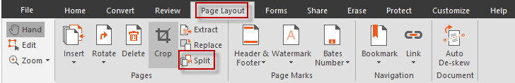 Splitting Multipage PDF by Page Ranges - FolderMill