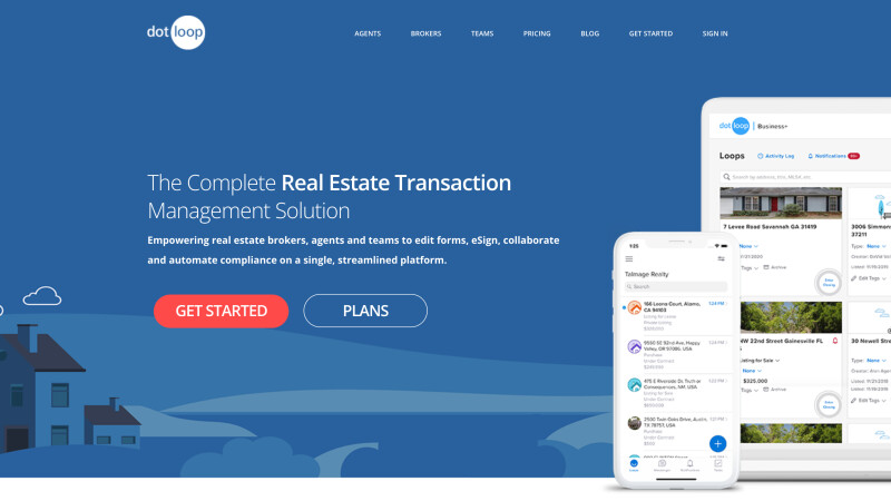 Dotloop-Homepage