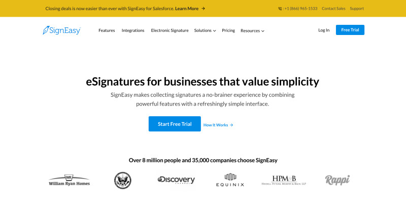 SignEasy-Homepage